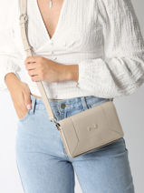 Cross Body Tas Maastricht Leder Nathan baume Beige mondrian 4-vue-porte