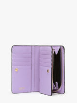 Portefeuille Met Rits Ninon Leder Lancel Violet ninon A11123-vue-porte