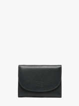 Portefeuille Caviar Leder Crinkles Blauw caviar 14327