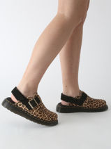 Slippers Jorge Iii Uit Leder Dr martens Zwart women 41088200-vue-porte