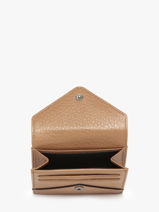 Portemonnee Enveloppe Leder Yves renard Beige enveloppe 29250-vue-porte