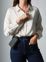 Portemonnee Equestre Leder Etrier Beige equestre EEQT096M-vue-porte