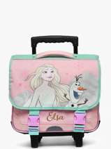 Mini Boekentas Op Wieltjes Frozen 2 Roze it's all magic 4349