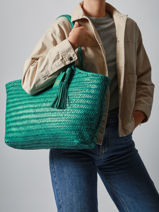 Schoudertas Heritage Biba Bruin heritage PER9L-vue-porte