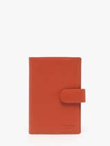 Portefeuille Leder Hexagona Oranje confort 467282