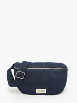 Belt Bag Custine Gerecycleerd Katoen Rivedroite Blauw timeless CUSTITIM