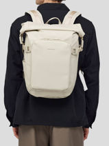 Lisbon Small - Rugzak Kapten and son Beige backpack S-vue-porte