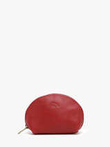 Portemonnee Leder Katana Rood marina 753007