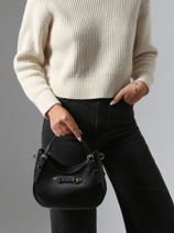 Cross Body Tas Lefia Guess Zwart lefia BG964405-vue-porte