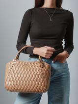 Schoudertas Valla Guess Beige valla QG812222-vue-porte