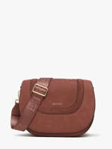 Cross Body Tas M Lasso Leder Etrier Bruin lasso ELAS152M