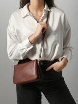 Cross Body Tas Tradition Leder Etrier Bruin tradition ETRA0143-vue-porte