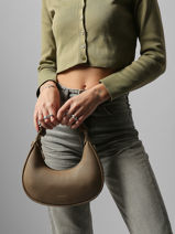 Cross Body Tas Grained Miniprix Beige grained A9108-vue-porte