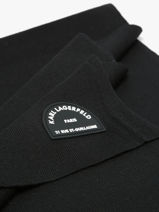 Sjaal Rue St Guillaume Karl lagerfeld Zwart rsg A4W33113-vue-porte