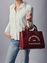 Handtassen Rsg Karl lagerfeld Violet rsg A4W50027-vue-porte