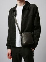 Cross Body Tas Lancaster Bruin soft vintage homme 24-vue-porte