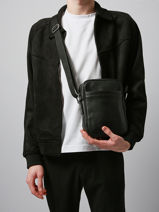 Cross Body Tas Serge blanco Zwart baltimore BAL13009-vue-porte