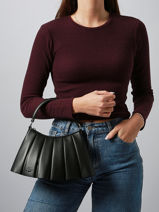 Schoudertas Lenglen Leder Lacoste Zwart lenglen NU5011DP-vue-porte