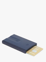 Kaarthouder Leder Ogon Blauw matte MAT-vue-porte