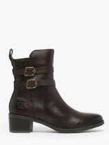Enkellaarsjes Met Hak Uit Leder Tt. bagatt Bruin women 41006100