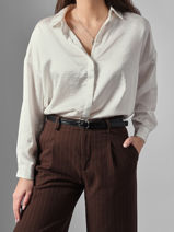 Longchamp Longchamp pocket croco Riem Zwart-vue-porte