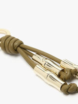 Longchamp Le roseau sleek Sleutelhanger Groen-vue-porte