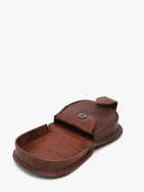 Portemonnee Caviar Leder Crinkles Bruin caviar 14239-vue-porte