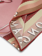 Longchamp Soie gots Sjaal Roze-vue-porte