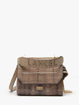 Cross Body Tas S Ninon Ayers Leder Lancel Bruin ninon A14013