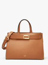 Handtas M Ang�le Leder Lancel Bruin angele A14017