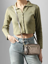 Cross Body Tas Nine Leder Milano Bruin nine NI25115-vue-porte