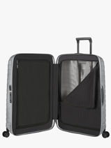 Harde Spinner M Proxis Samsonite Zilver proxis CW6002-vue-porte