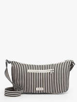 Cross Body Tas Spring Striped Katoen Rivedroite Zwart spring striped MCHASTRI