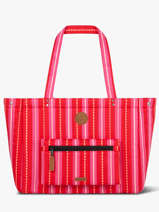 Schoudertas A4 Formaat Adventurer Gerecycleerd Polyester Cabaia Rood adventurer TOTEBAGL