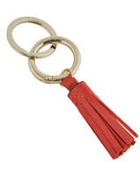 Sleutelhanger Charms Leder Lancel Rood charms A09710