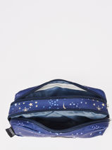 Pennenzak 2 Compartimenten Boheme Caramel et cie Blauw boheme FI-vue-porte