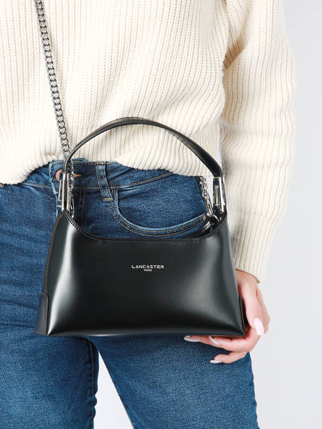 Cross Body Tas Suave Ace Leder Lancaster Zwart suave ace 30 ander zicht 1