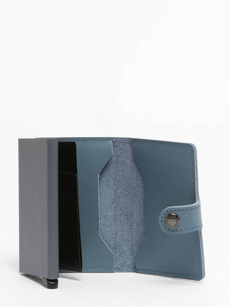 Kaarthouder Leder Secrid Blauw glitter limited 193012 ander zicht 1