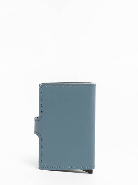 Kaarthouder Leder Secrid Blauw glitter limited 193012 ander zicht 2