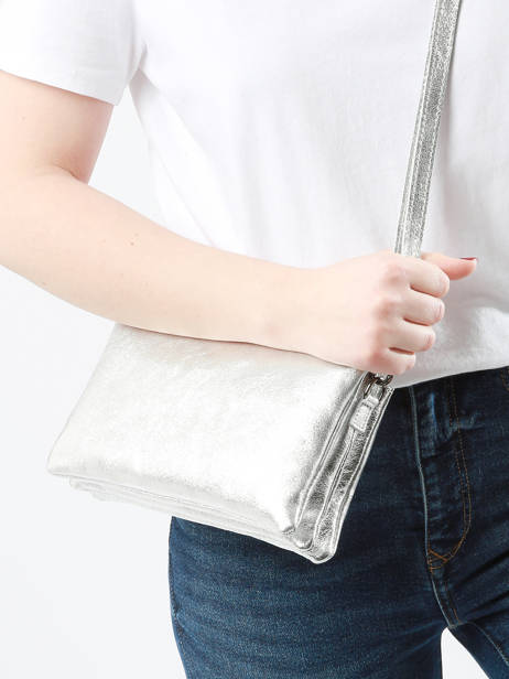Cross Body Tas Nine Milano Zilver nine NI23116 ander zicht 1