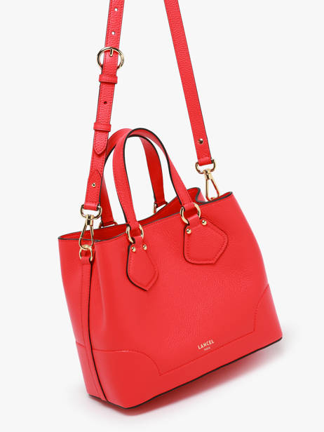 Handtas S Néo Izy Leder Lancel Rood neo izy 1VAGU ander zicht 1