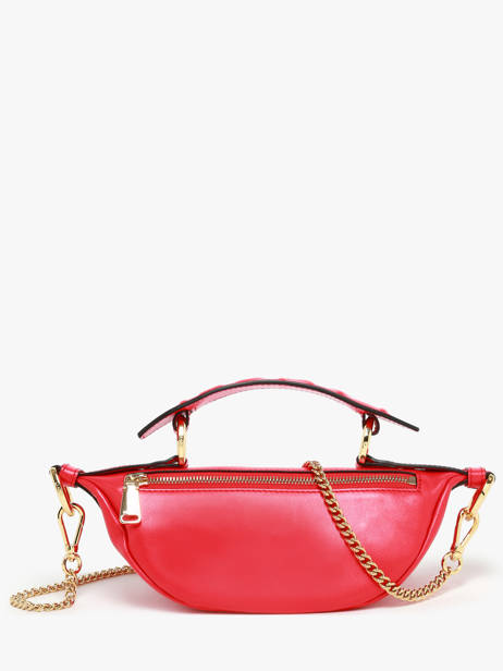 Cross Body Tas Xs Origami Leder Lancel Rood origami A12526 ander zicht 4
