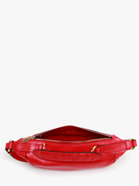 Cross Body Tas S Origami Leder Lancel Rood origami A12527 ander zicht 3