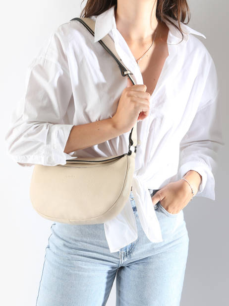 Cross Body Tas Manege Leder Etrier Beige manege EMAN077M ander zicht 1