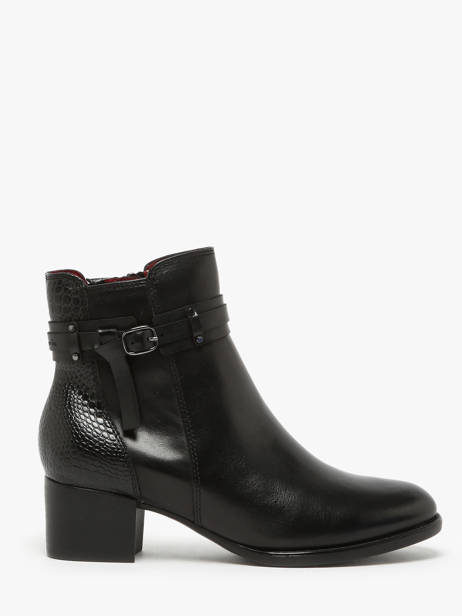 Enkellaarsjes Uit Leder Tamaris Zwart women 43