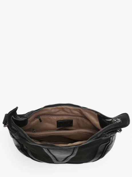 Cross Body Tas Winter Velvet Miniprix Zwart winter velvet 3663 ander zicht 2
