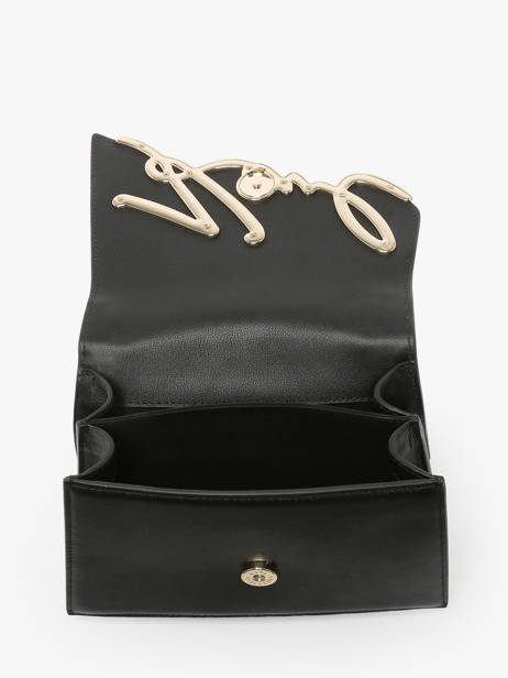Cross Body Tas K Signature Leder Karl lagerfeld Zwart k signature A1W30038 ander zicht 3