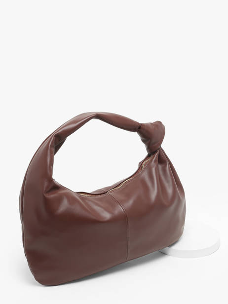 Schoudertas Sauvage Leder Milano Violet sauvage SA24114 ander zicht 2