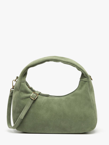 Handtassen Velvet Leder Milano Groen velvet VE24114