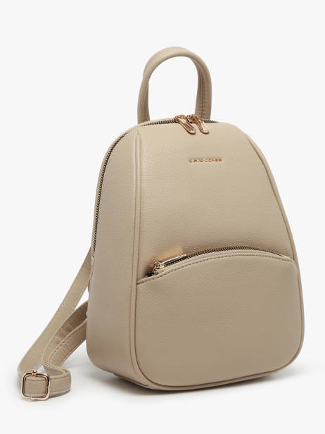Rugzak David jones Beige amsterdam CM7325 ander zicht 2